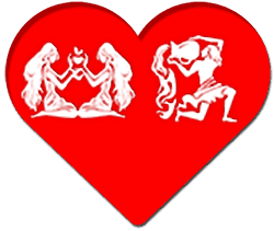 Tvilling og Vandmand i parforhold